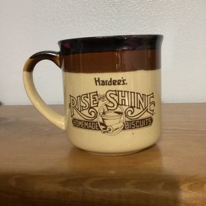Hardee’s Rise and Shine Classic Restaurant Coffee Mug 1989 Biscuits and Gravy